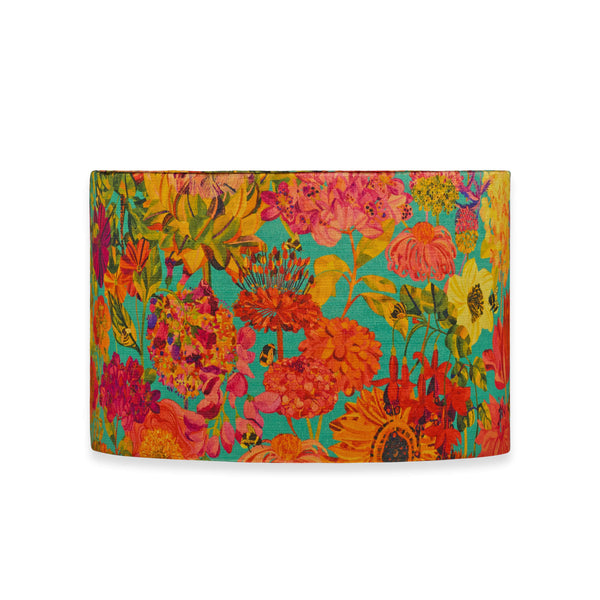 12” Drum Lampshade - Bee Story in Island - Will Bees Bespoke