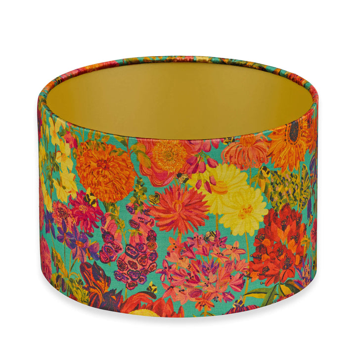 14” Drum Lampshade - Bee Story in Island
