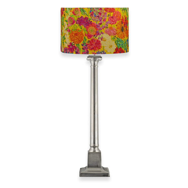 14” Drum Lampshade - Bee Story in Sunbeam - Will Bees Bespoke