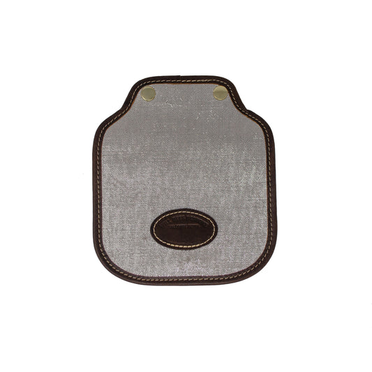 Additional Mini Saddle Bag Panel - Silver Herringbone Sparkle - Will Bees Bespoke