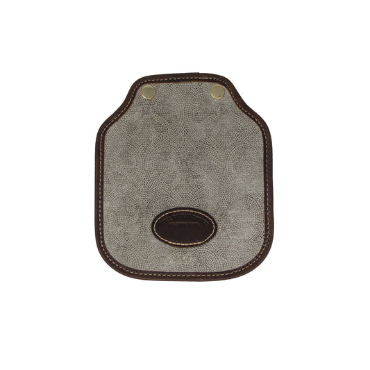 Additional Mini Saddle Bag Panel - Silver Paisley Sparkle - Will Bees Bespoke