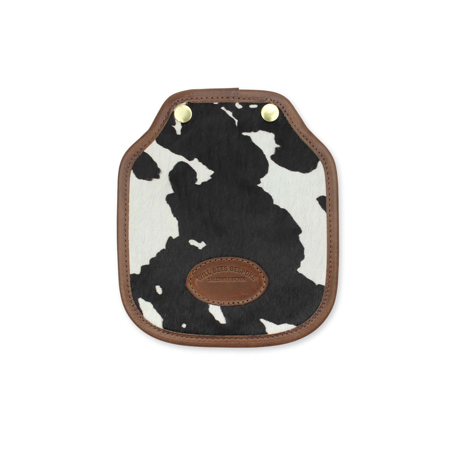 Additional Mini Saddle Bag Panel - Black Cow - Will Bees Bespoke