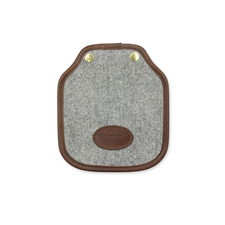 Additional Mini Saddle Bag Panel - Light Grey Large Herringbone