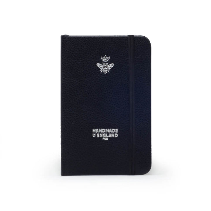 Pocket Notebook - Recycled Leather in Black