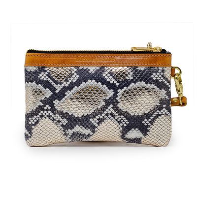 Premium Diana Mini Clutch - Metallic Snake - Will Bees Bespoke