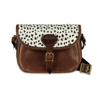 Rosalind Saddle Bag - Dalmatian Print - Will Bees Bespoke