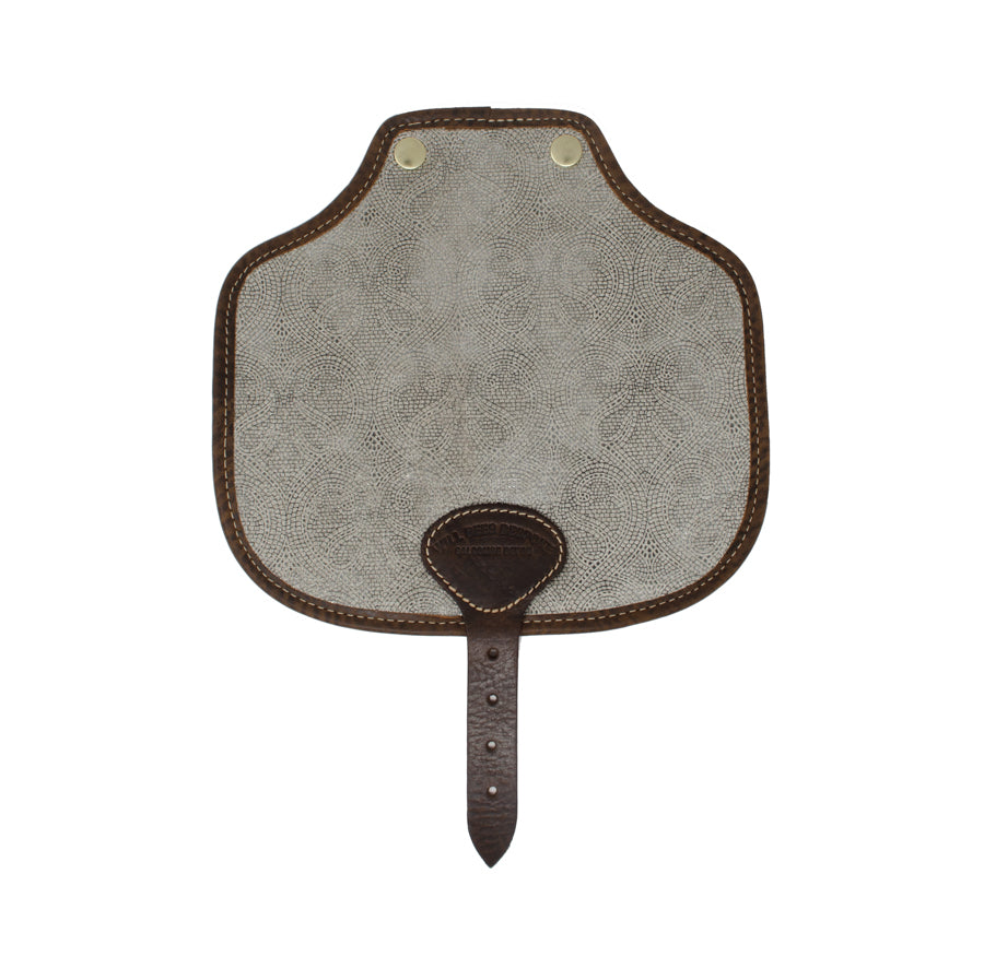 Rosalind Saddle Bag - Silver Paisley Sparkle - Will Bees Bespoke