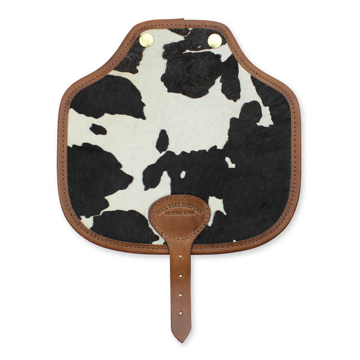 Additional Saddle Bag Panel - Black Cow Print