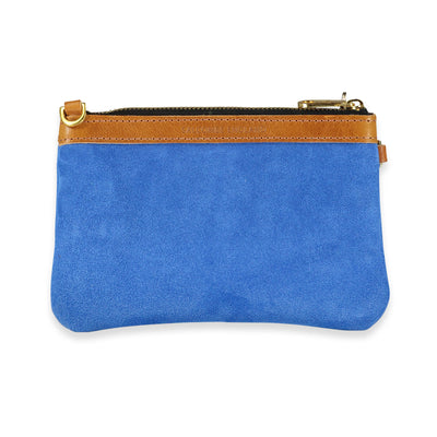 Mini Diana 2 in 1 Clutch - Cobalt Blue Suede - Will Bees Bespoke