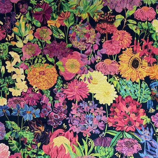 Fabric by the Metre - Bee Story in Eden - Will Bees Bespoke