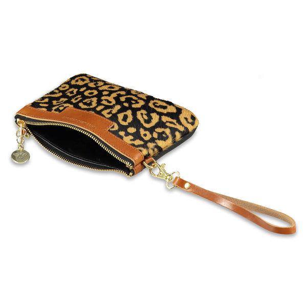 Mini Diana Clutch - Abstract Leopard - Will Bees Bespoke