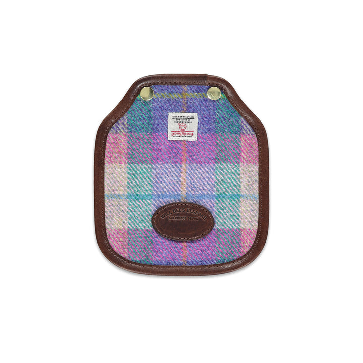 Additional Mini Saddle Bag Panel - Harris Tweed® Pink & Purple