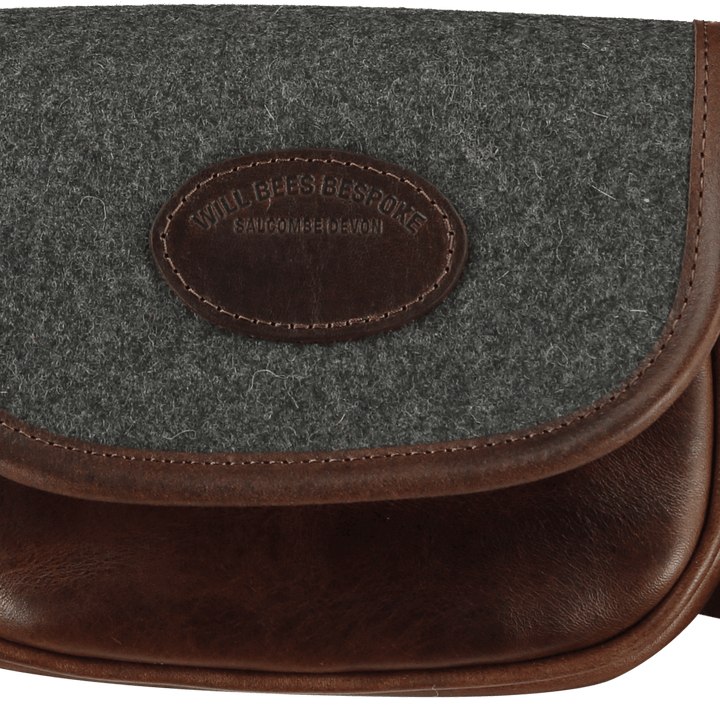 Additional Mini Saddle Bag Panel - Dark Grey Recycled Wool