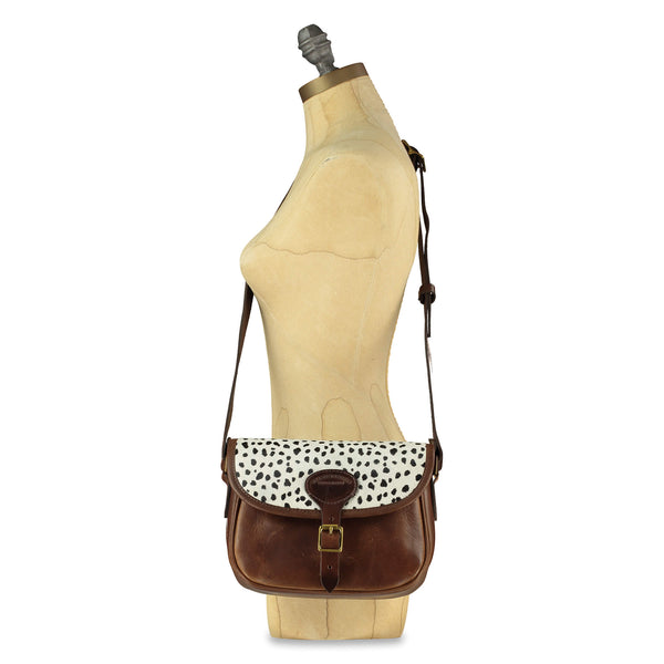 Rosalind Saddle Bag - Dalmatian Print - Will Bees Bespoke